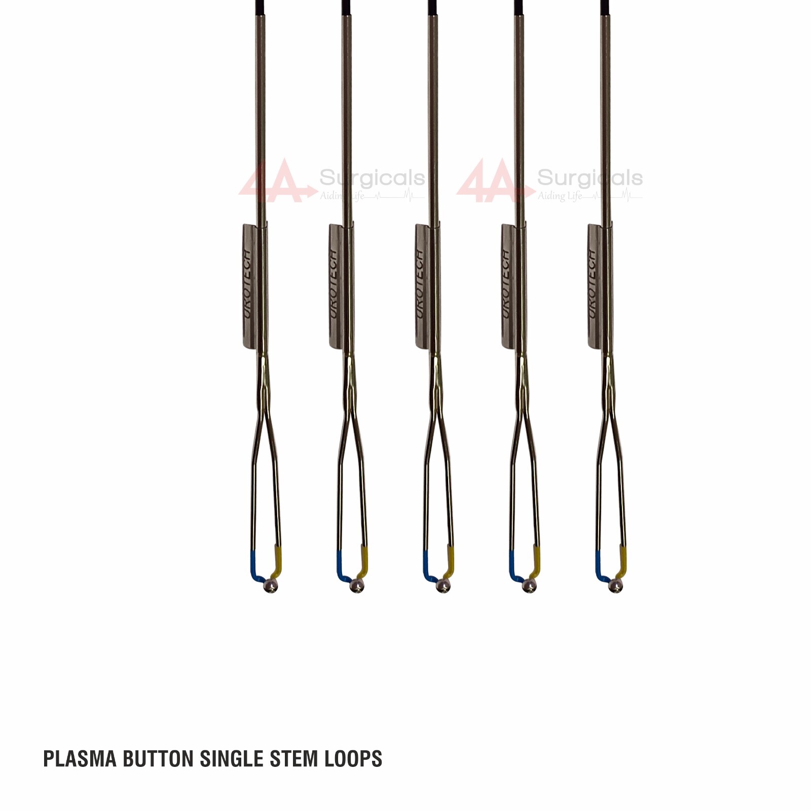 4A Storz Plasma Bipolar Button Single Stem set of 5 loops