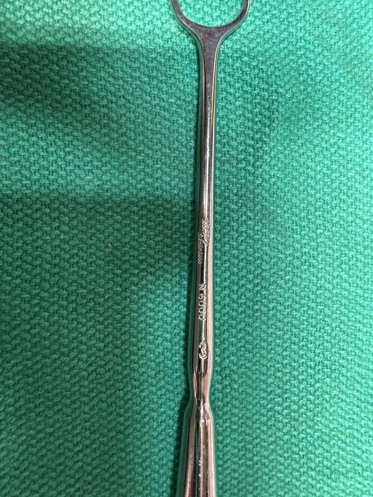 Storz N6000 Size3 Barnhill Adenoid Curette 16mm Cut 19x20mm 8.8” Long