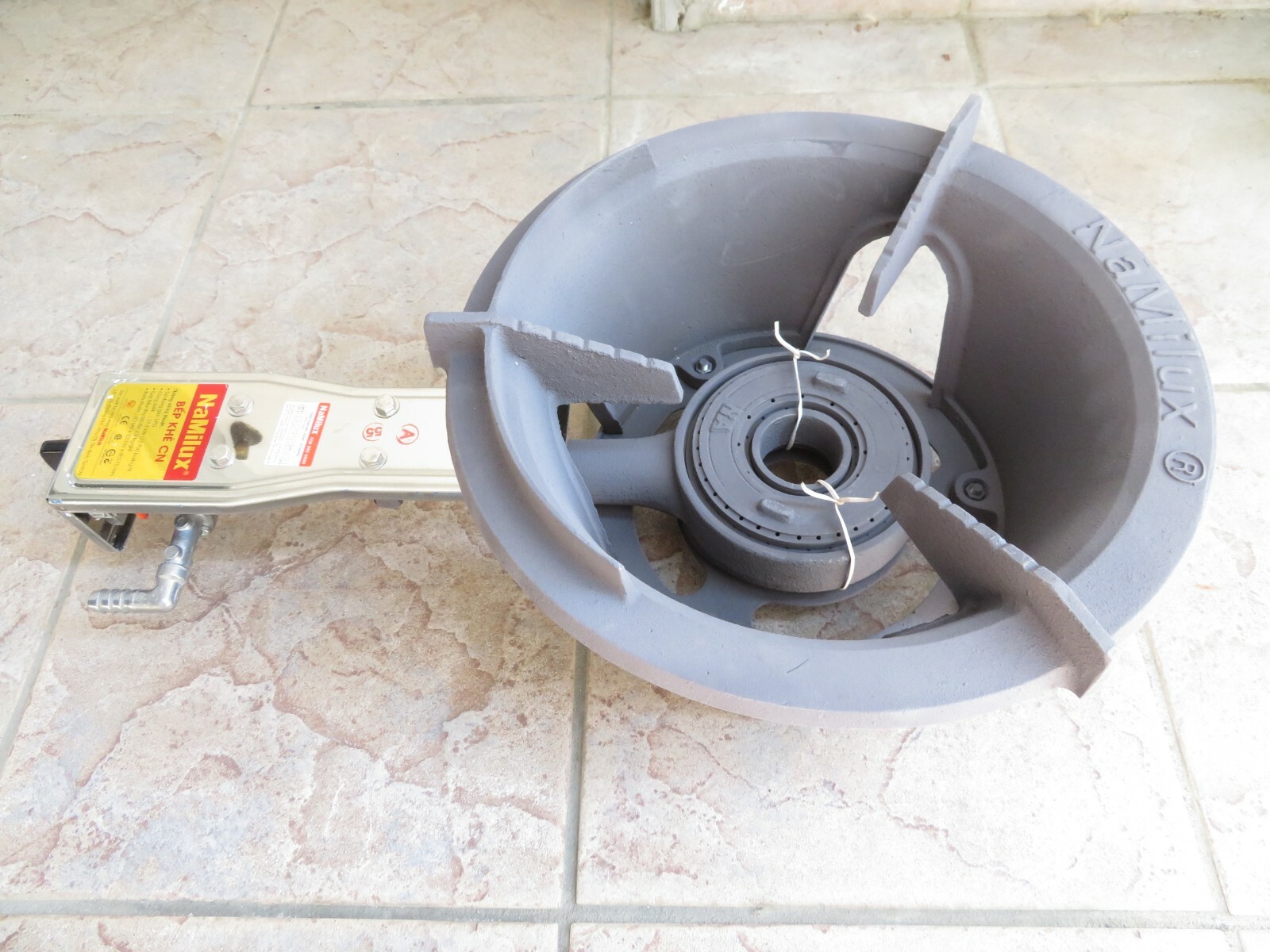Premium Propane Cast Iron Wok Stove Burner with Igniter, High Pressure, 100k BTU
