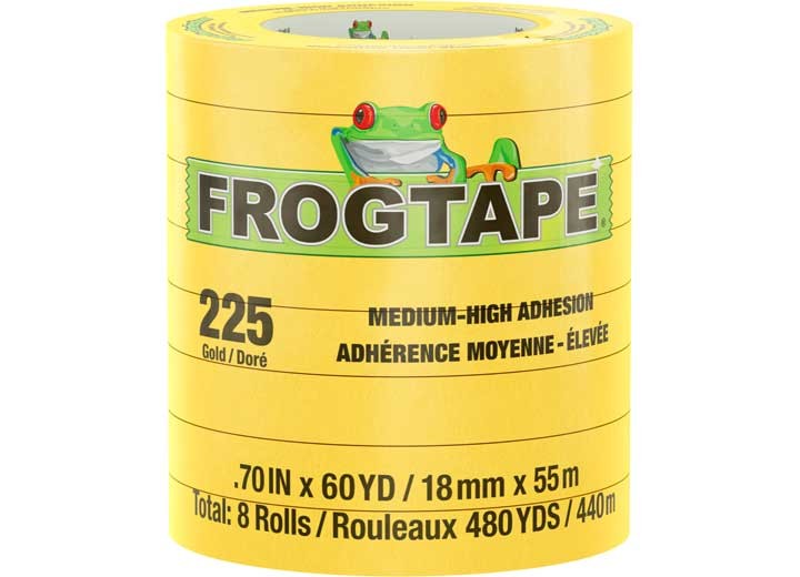Frogtape CP 225 Gold Masking Tape 18mm x 55M – Sleeve Of 8