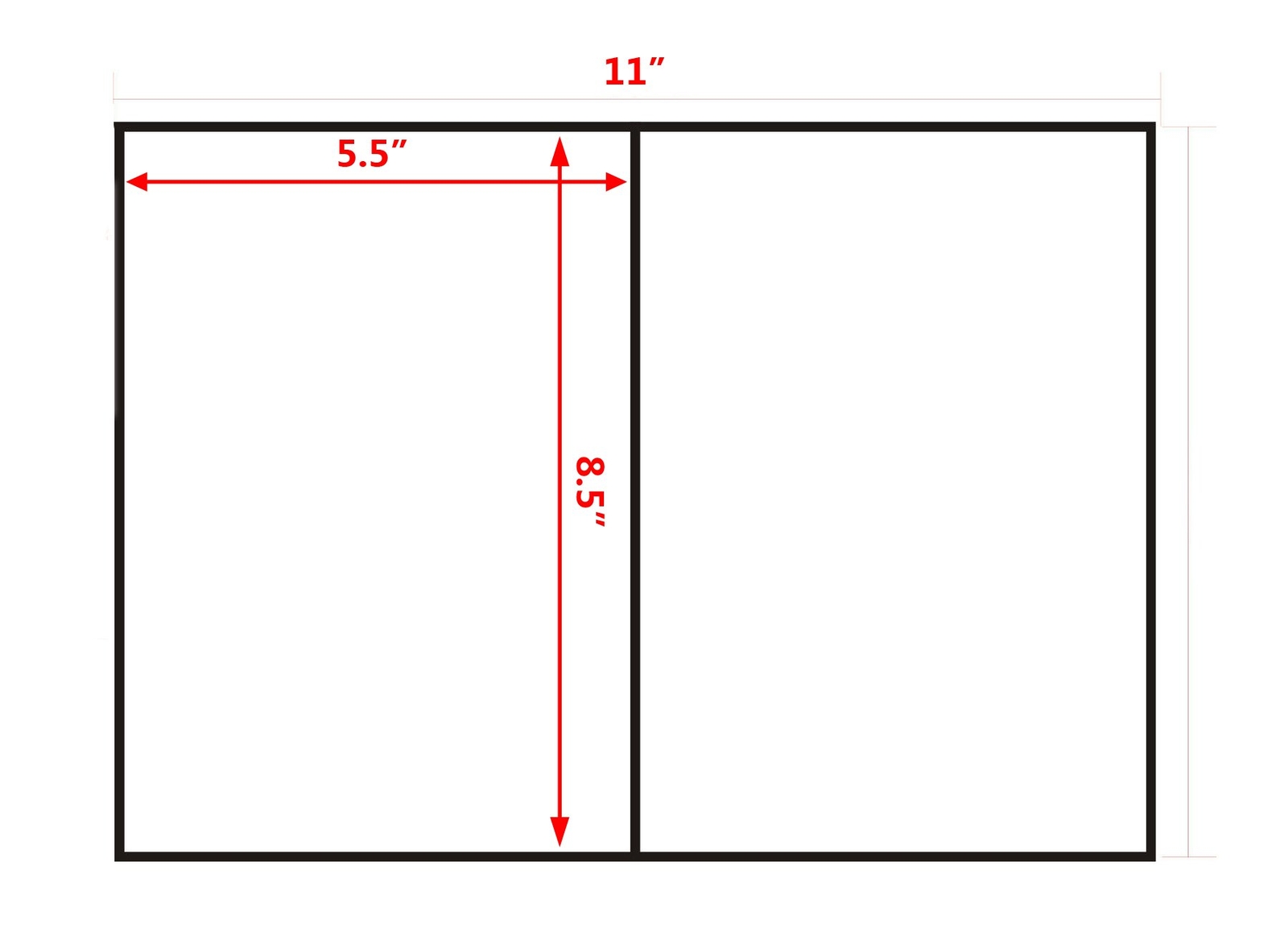 500 Half Sheet Shipping Labels 8.5×5.5 Self Adhesive For Laser Inkjet