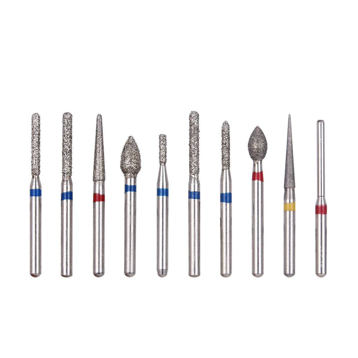 AZDENT Dental Air Turbine Crown Preparation Diamond Burs Anterior Teeth Drills