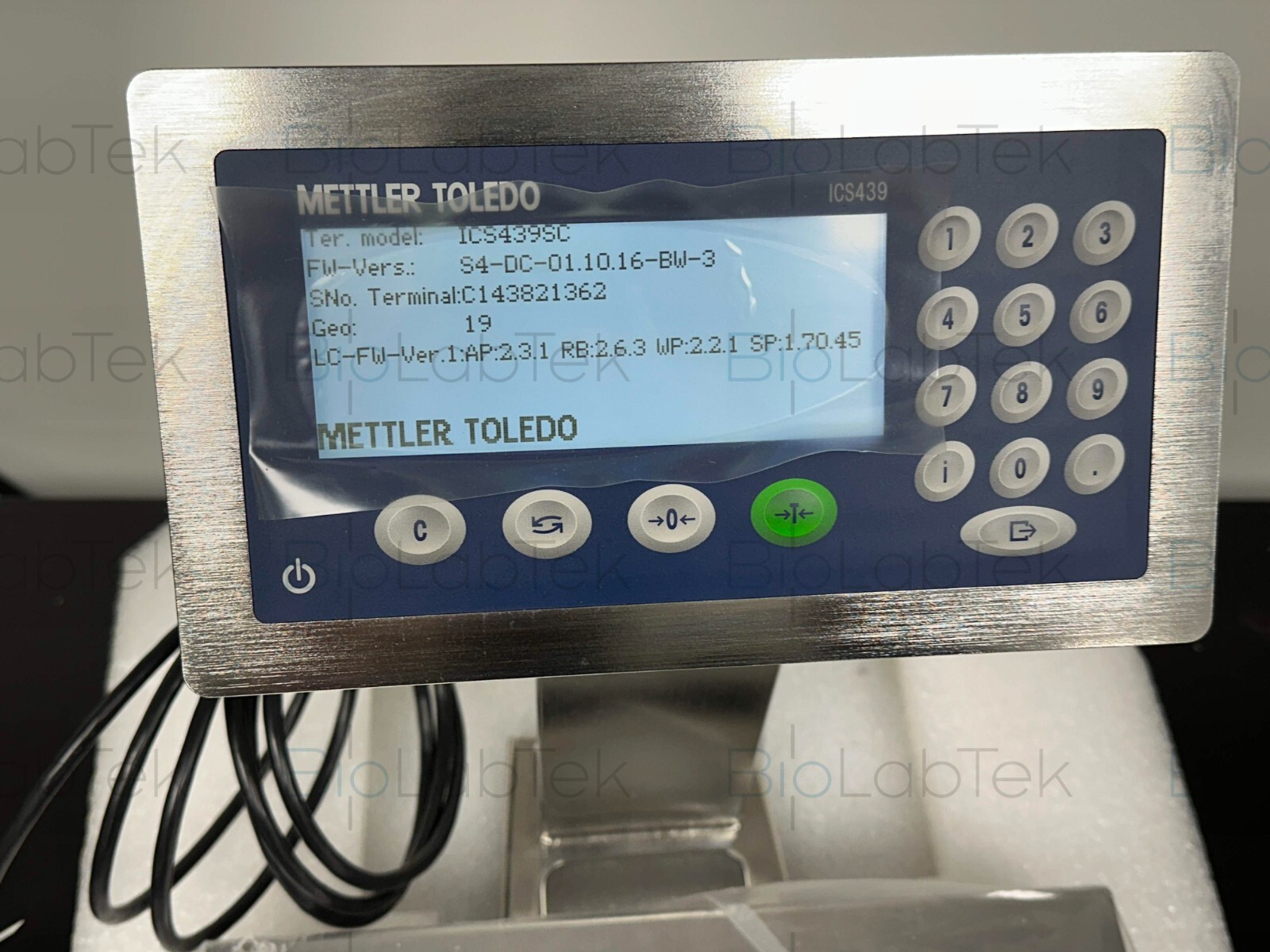 NEW Mettler Toledo 5-30 KG ICS439g weighing bench terminal scale unit