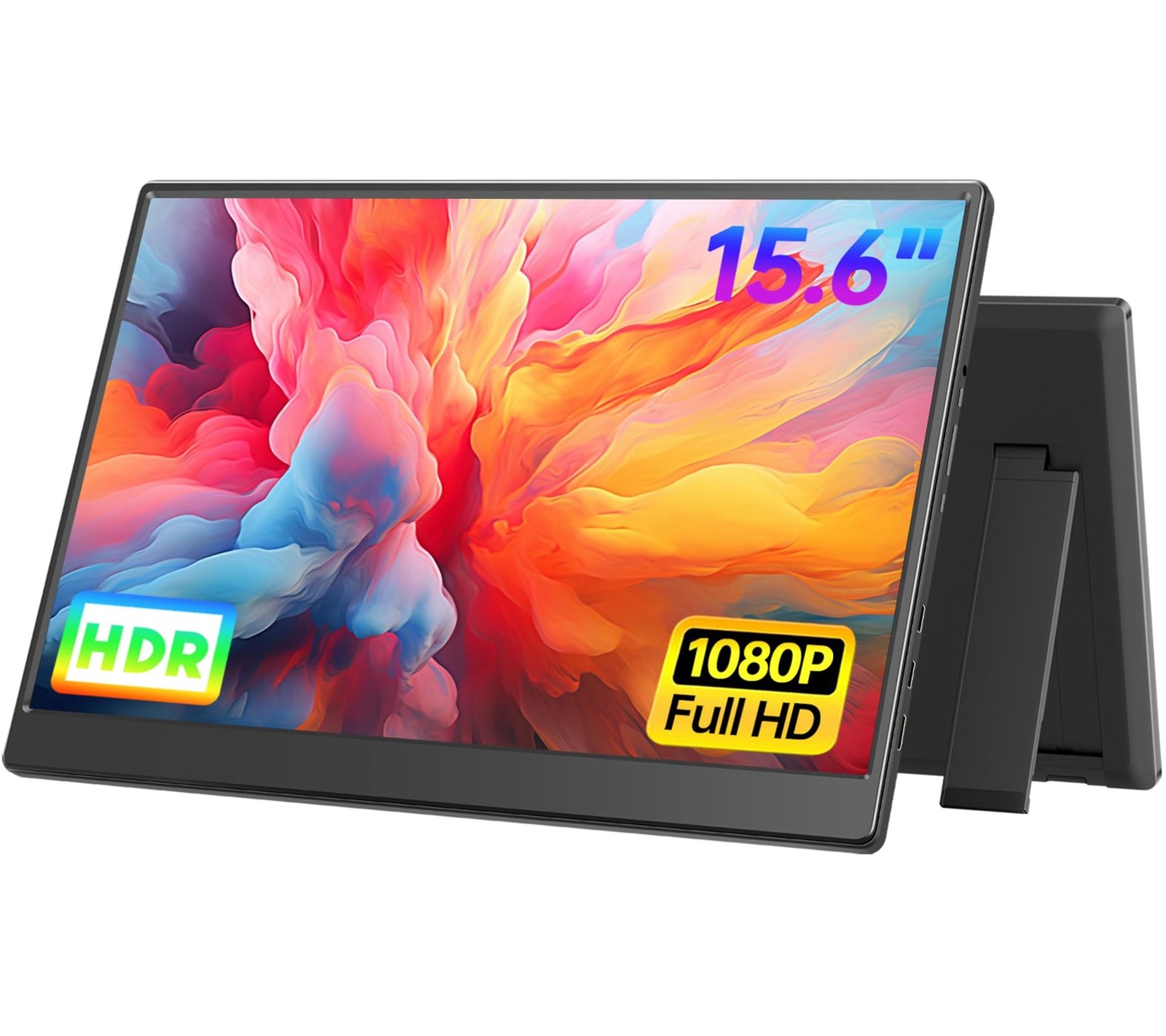 UFYQL Portable Monitor 15.6-inch FHD 1080P Ultra-Slim Travel External Monitor…