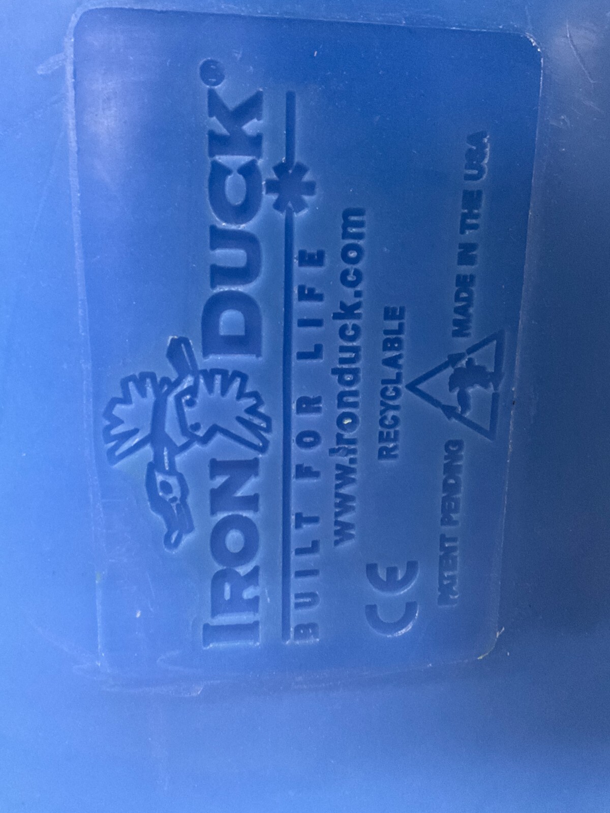 Iron Duck 35850-BL Spineboard,Blue, 72 in Lg 500 lb Wt Capacity