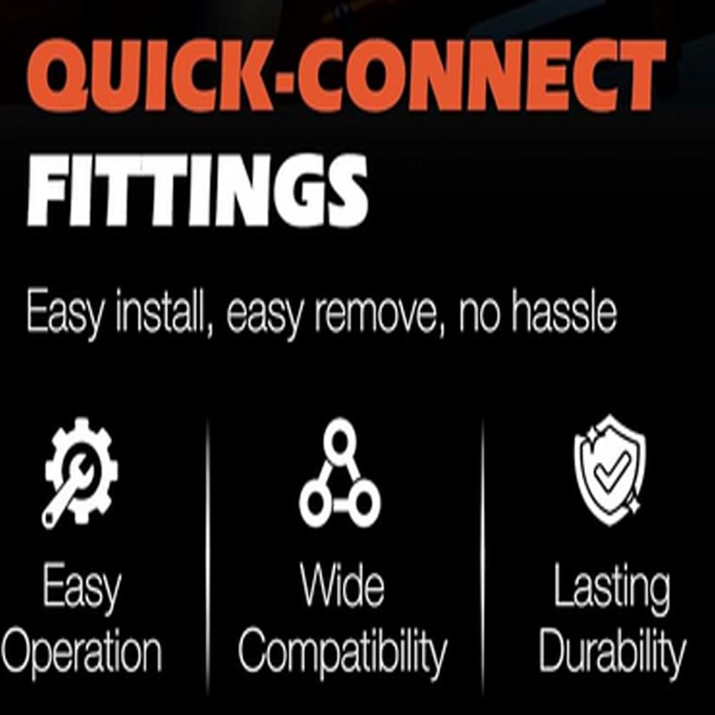 1/2″ Hose x 1/2″ JIC 37° Female Hydraulic Hose End Swivel Crimp Fitting 12 Pack