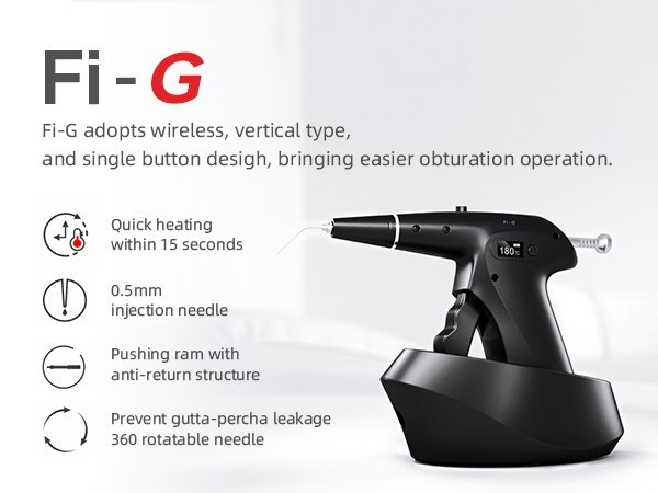 Woodpecker Dental Cordless Fi-G Gutta-Percha Obturation System Gun Backfill Unit