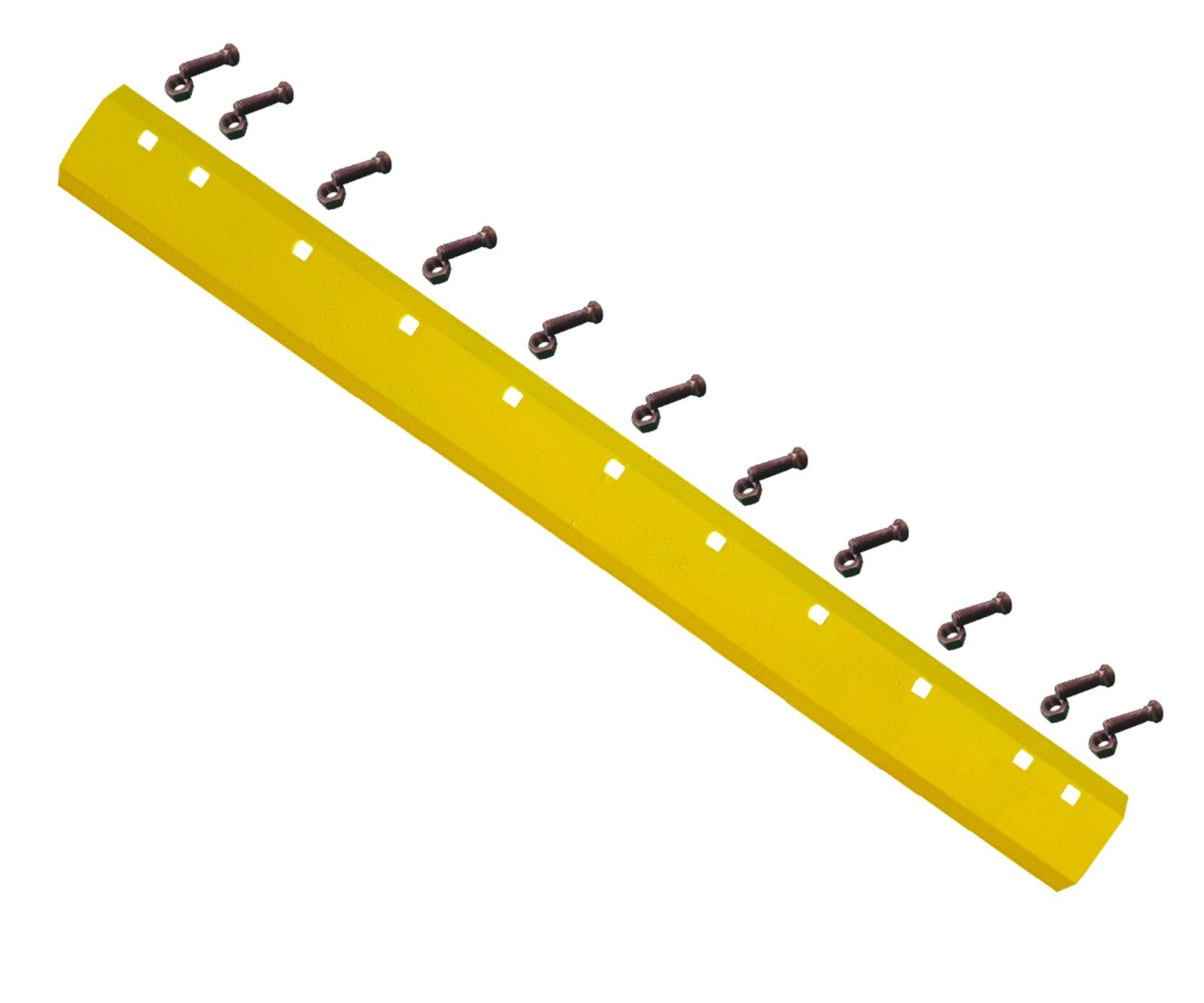 7D-4508 – Common 5ft Heat Treated Curved Grader Blade w Bolts – 5/8″x6″x60″