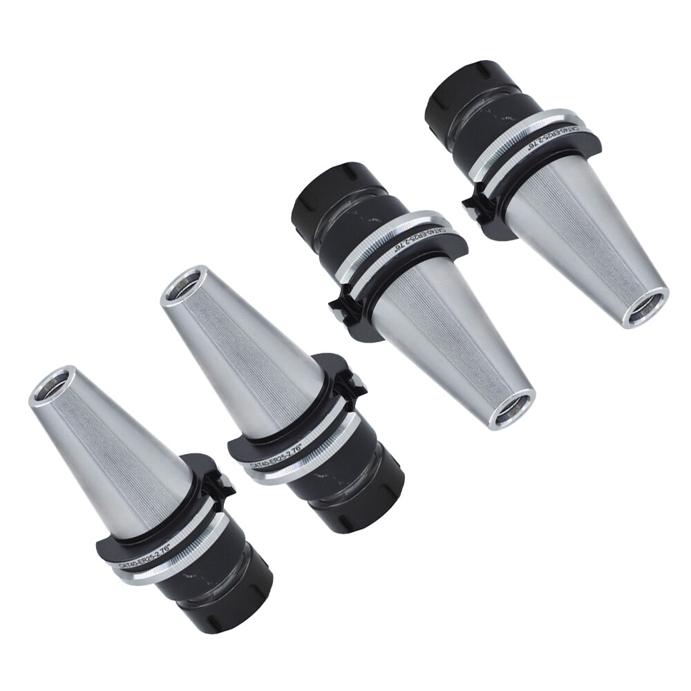4 Pack CAT40 ER25 Collet Chuck W. 2.76″ Gage Length Chucks Tool Holder Set