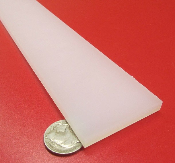 Polypropylene Bar 1/4″ (.250″) Thick x 2.00″ Wide x 48″ Long, 4 pcs, 16 feet