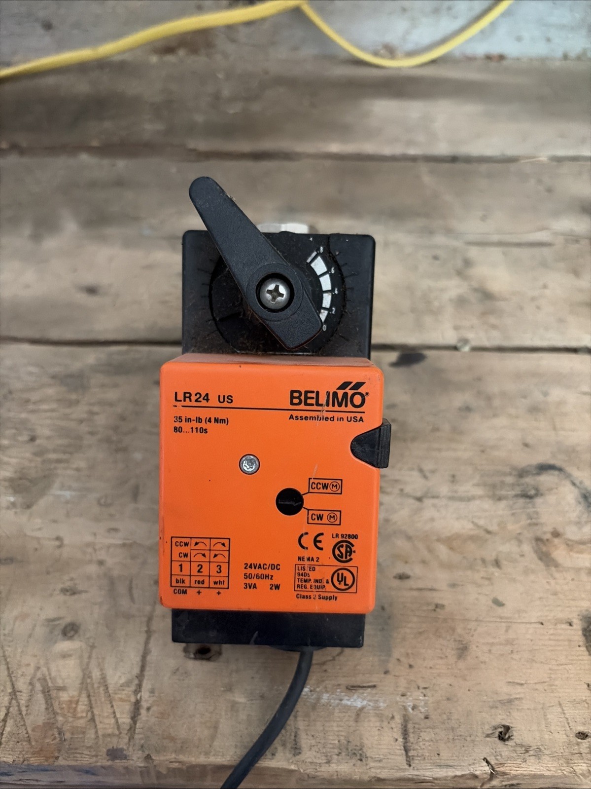 Belimo LR24-US Damper Actuator 24VAC/DC 35 in-lb New Old Stock HVAC