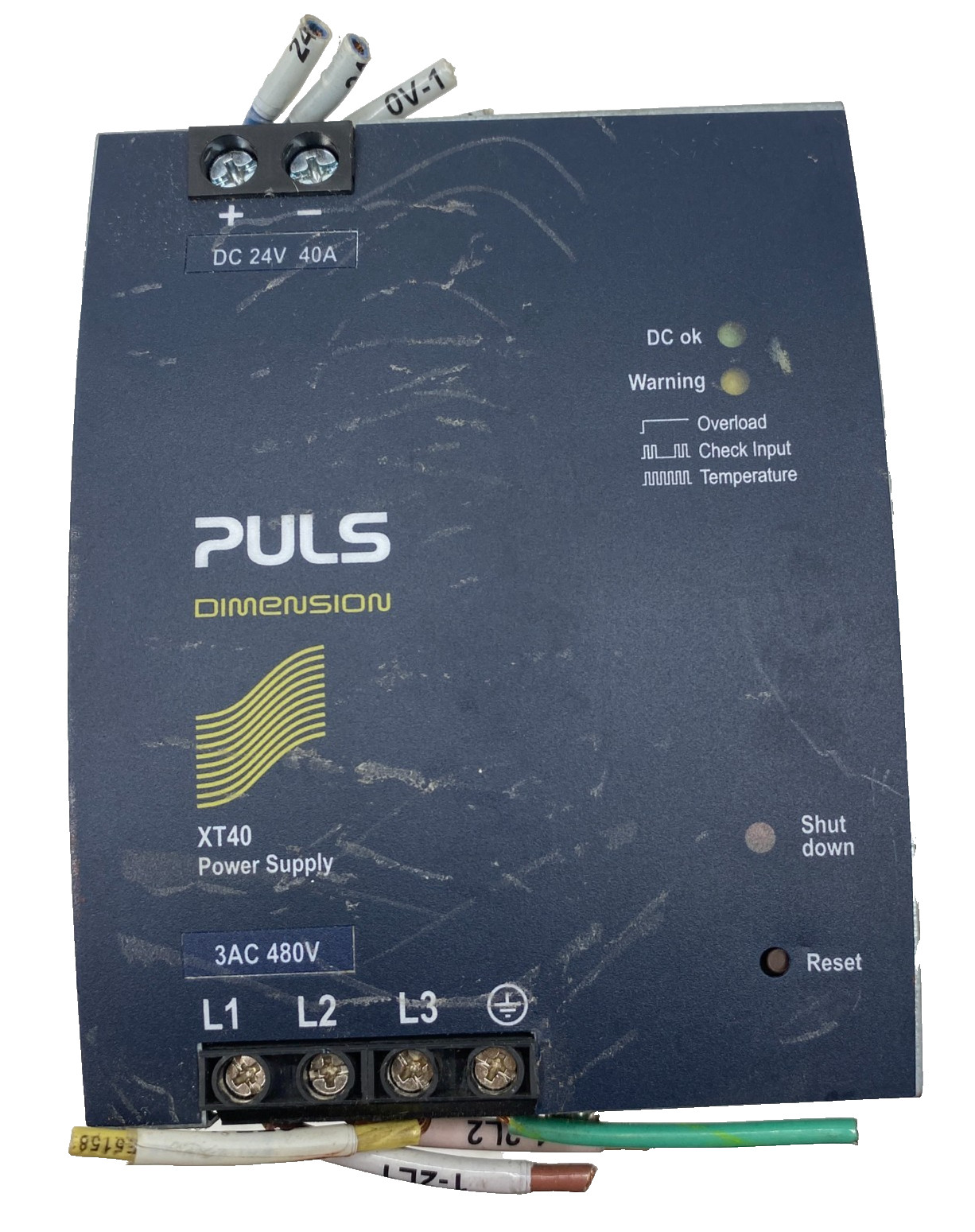 PULS DIMENSION XT40.242 SEMI REGULATED POWER SUPPLY XTD40 3AC 480V, 24VDC 40A