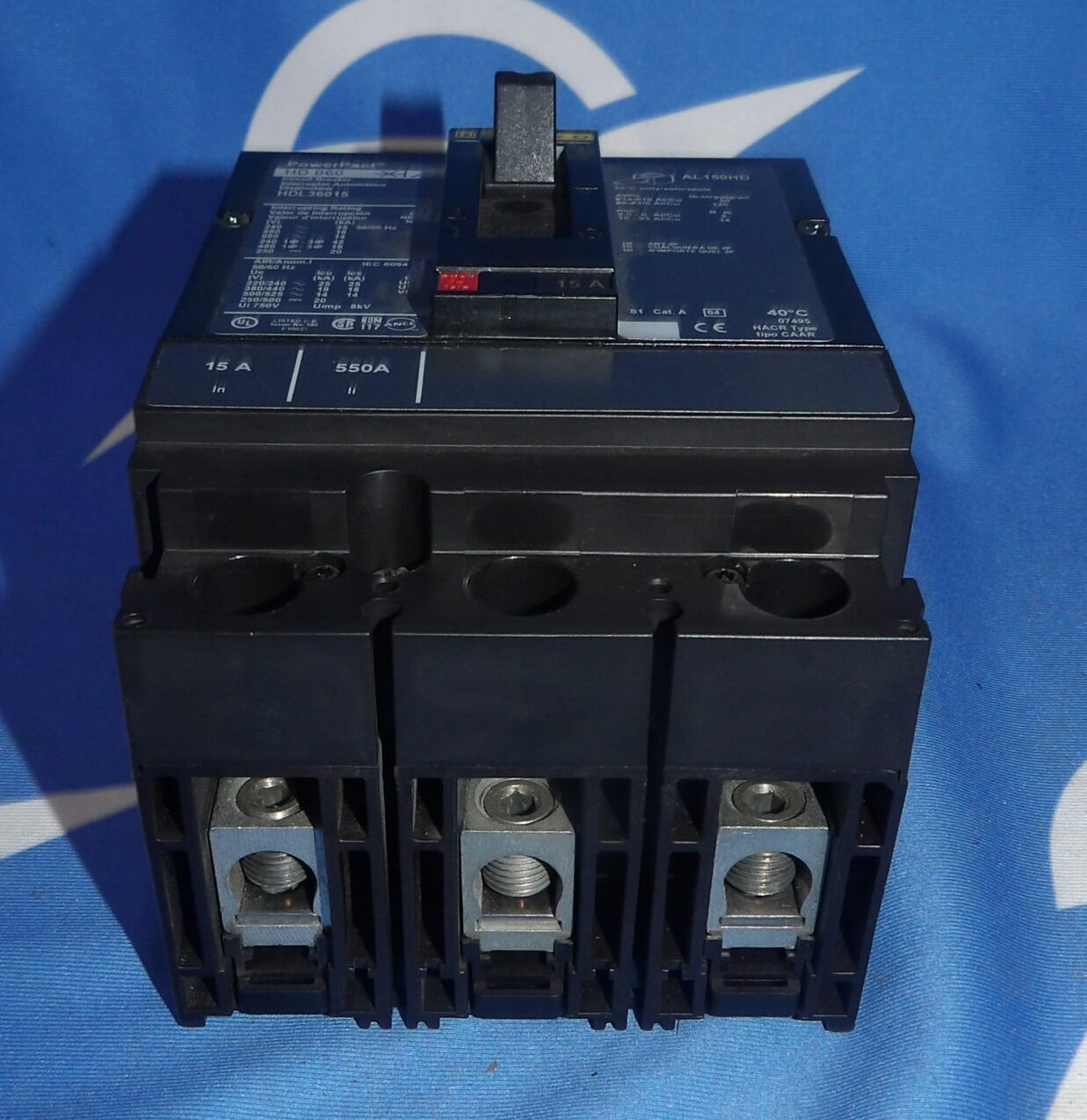 Square D Powerpact HDL36015 3 Pole 600V Circuit Breaker + 1 Year Warranty