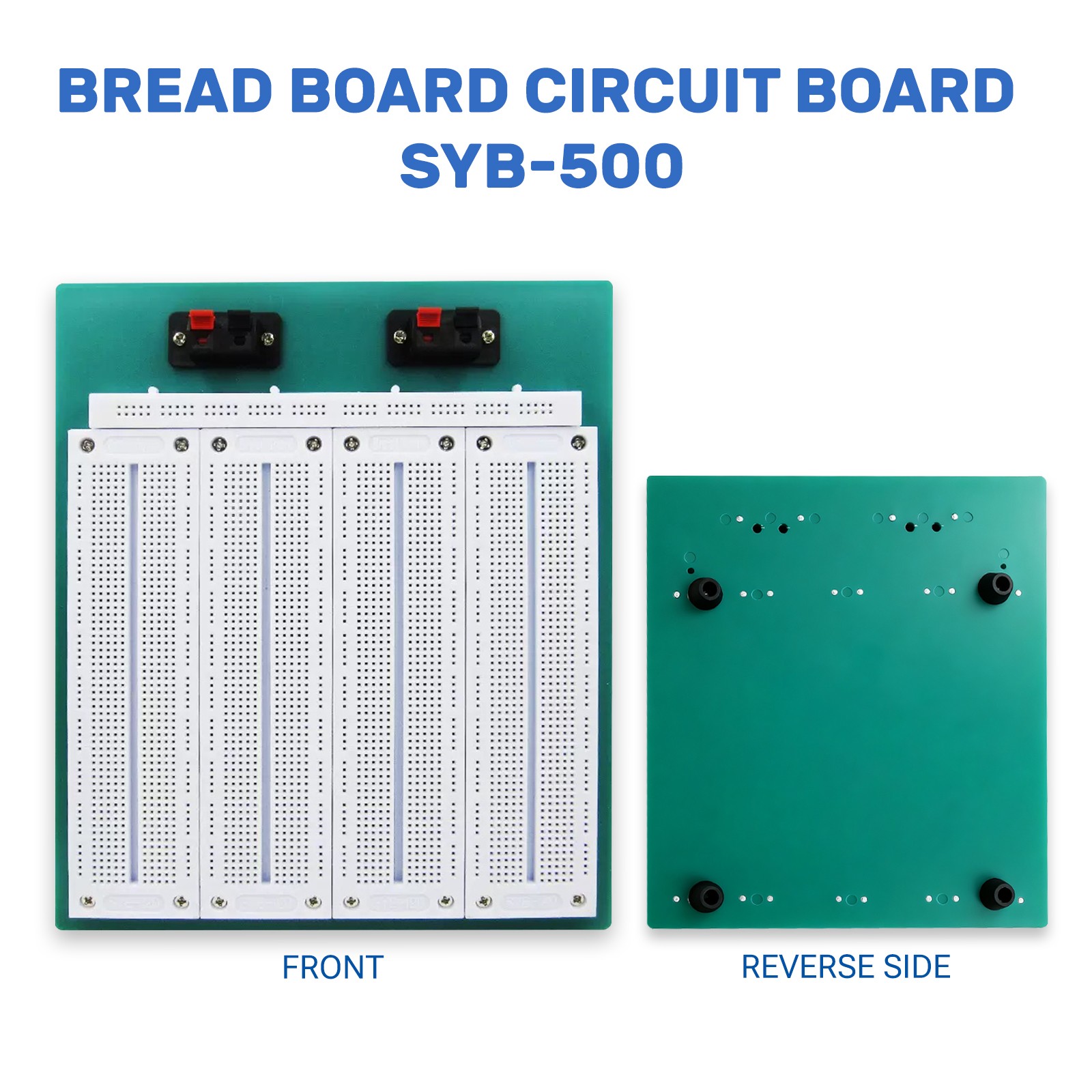 Breadboard 4-in-1 Combo 240x200x8.5mm SYB-500 – Prototype Electronics Board​​