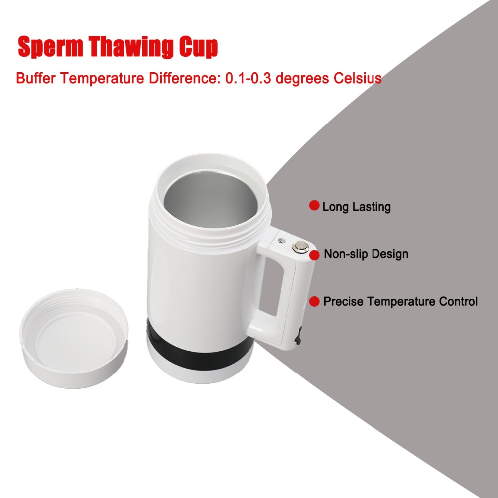 Cattle Frozen Sperm Thawing Cup Boar Artificial Insemination Sperm 600ML US