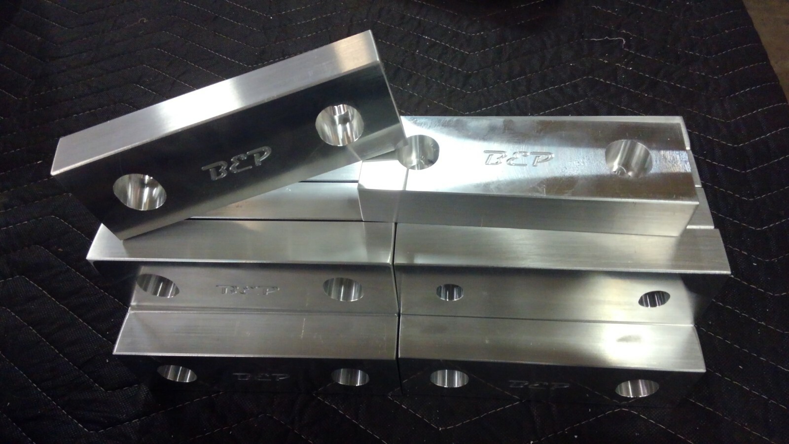 10 PACK 6 x 2 x 1″ Machined Reversible Alum Soft Jaws for 6″ Kurt Vise (20JAWS)