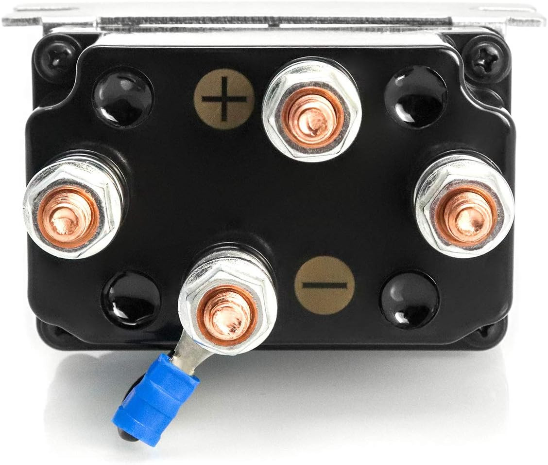 Solenoid Relay, 12V 250A Winch Relay Solenoid Replacement Contactor for 3000-500
