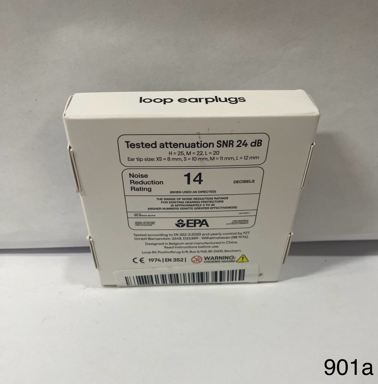 Loop Quiet 2 Noise Reduction Earplugs 14/24 Black New Open Box
