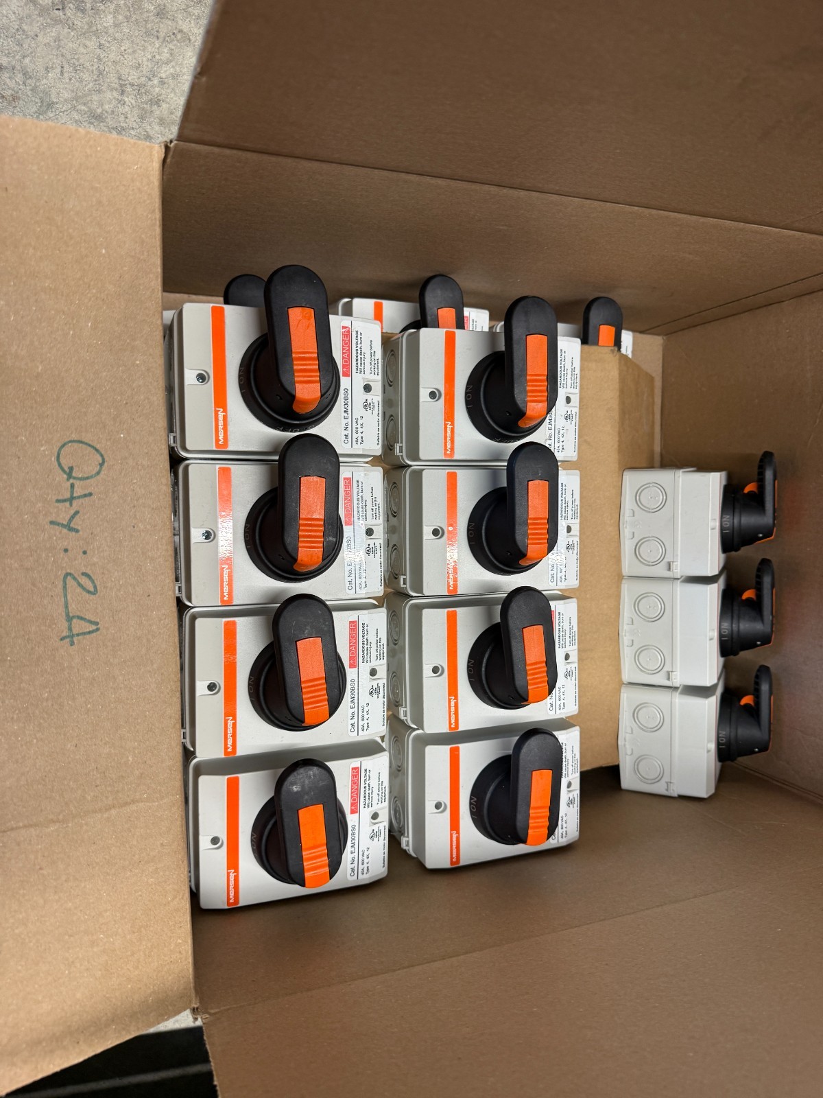 DISCONNECT SWITCH, 40 AMP, 600VAC, MERSEN EJM30BS0