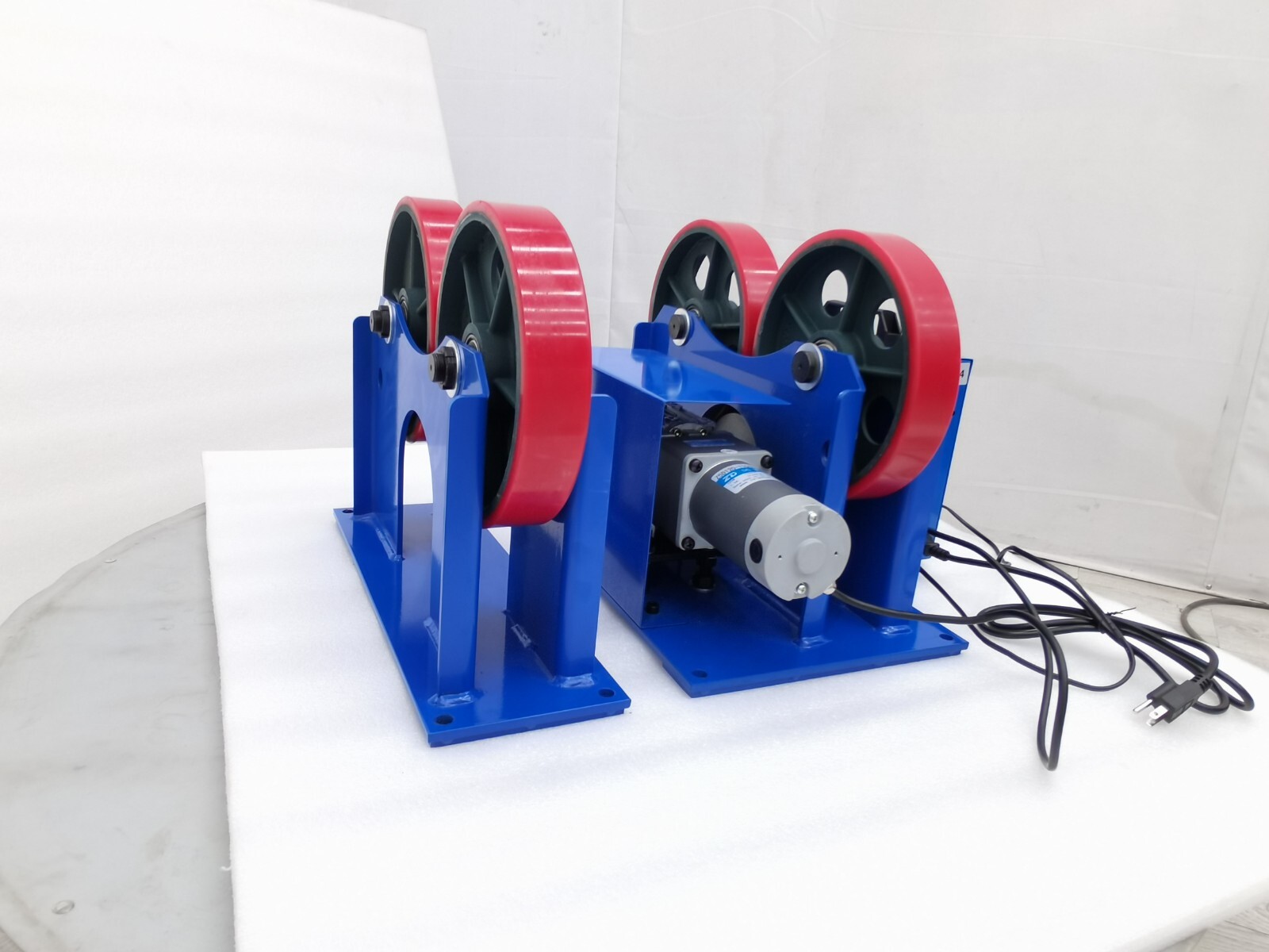 110V Tank Turning Welding Rolls Linkage Roller,2200LB Rotary Welding Positioner