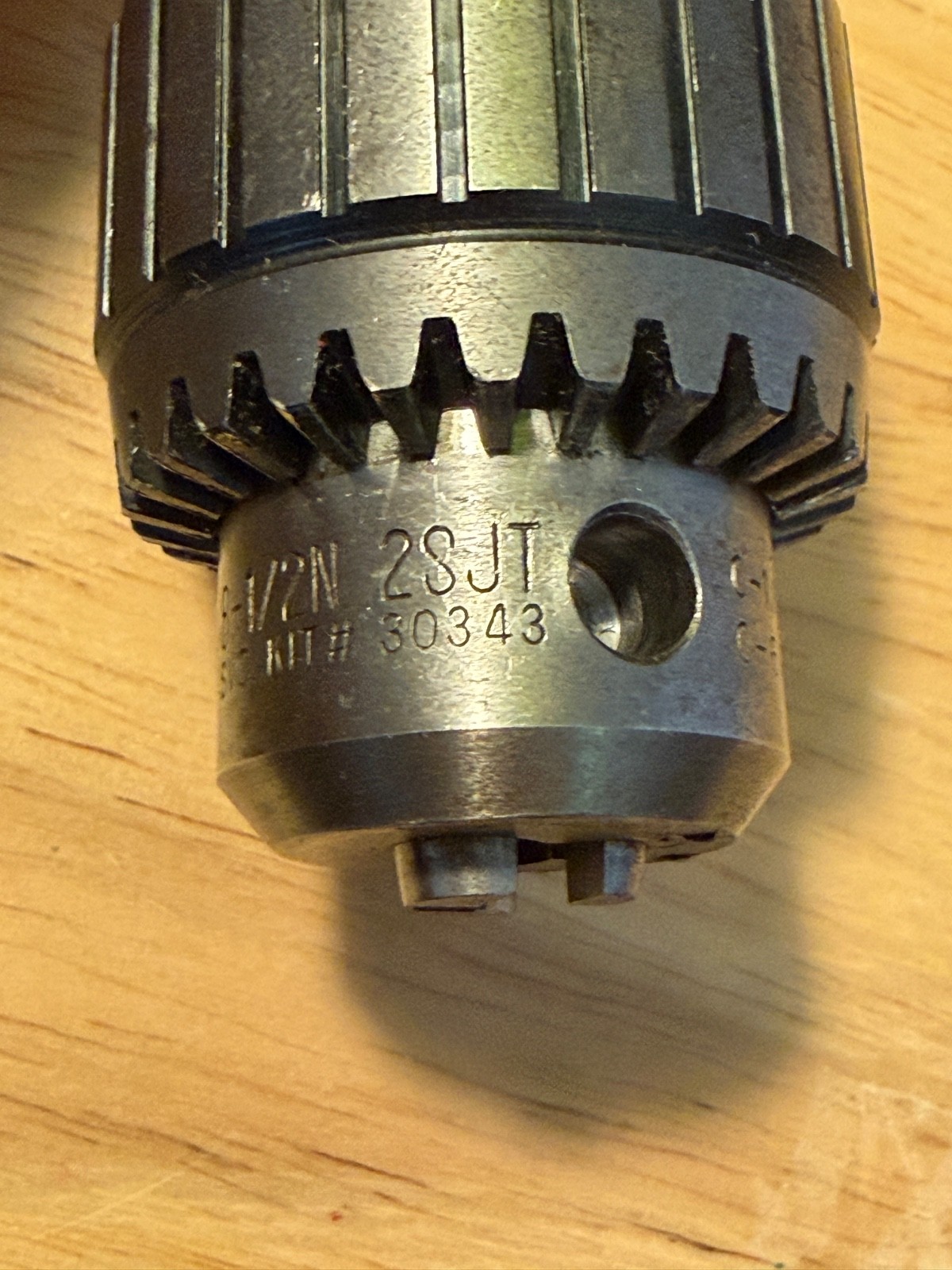 Jacobs 8-1/2N 2SJT Ball Bearing Super Chuck 0-1/4″ Cap 1/2” Shank & Key – NEW