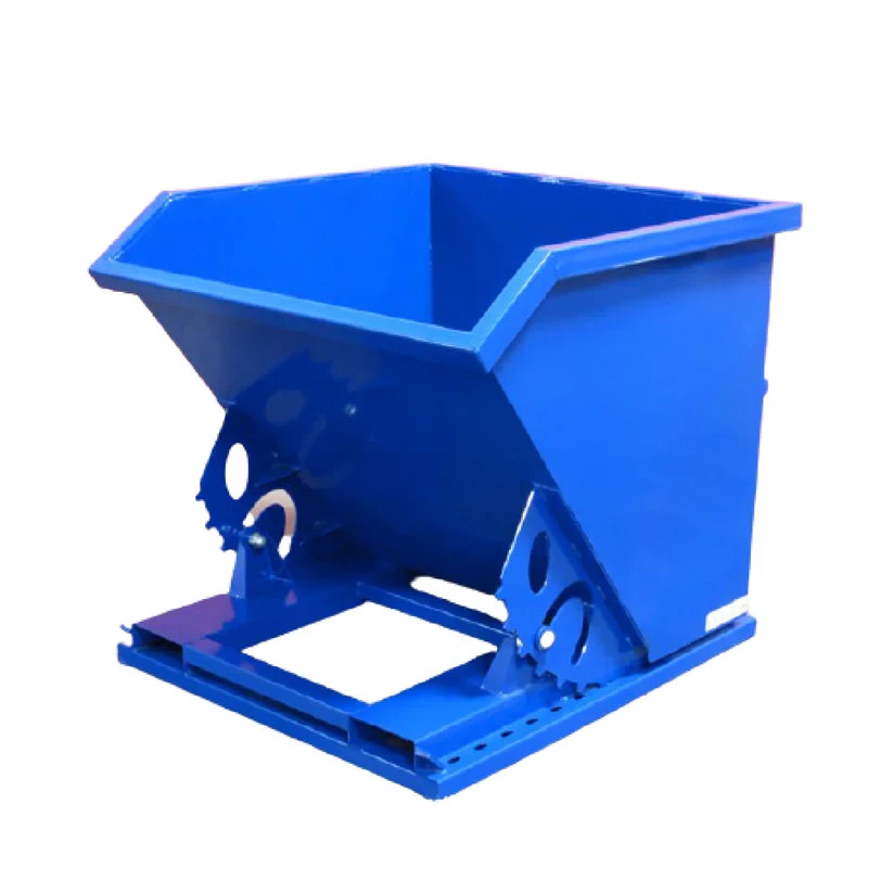 1.5 CY Self Dumping Trash Hopper Dumpster for Forklift/Skid Steer | 6000LB Load