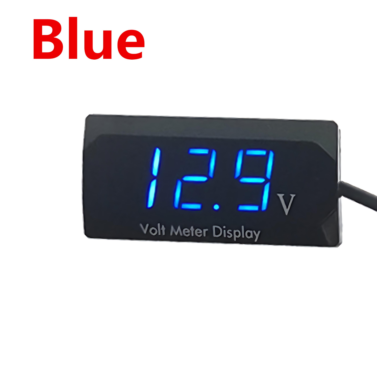 12V Digital LED Display Voltmeter Car Motorcycle Voltage Monitor Gauge Meter