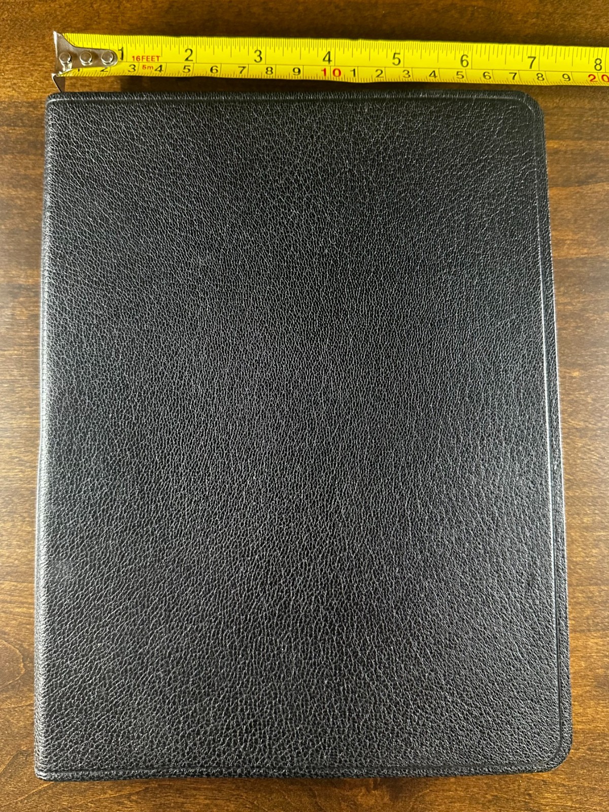 Graphic Image JLL Premium Black Leather Flexible Soft Cover Journal Notebook 7×9
