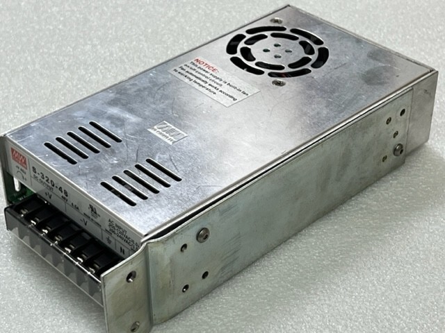 Meanwell S-320-48 Input: 120/240VAC Output: 48VDC 6.5A Power Supply Unit Used