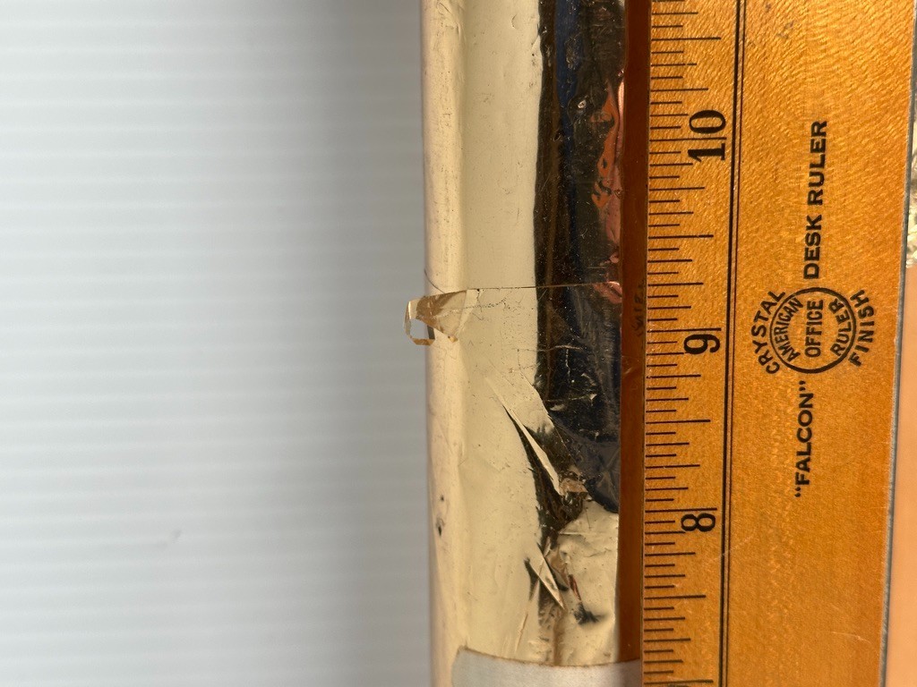 Gold Tone Foil Imprinting 12 5/8 wide unknown length Imprinting Machine Stamping