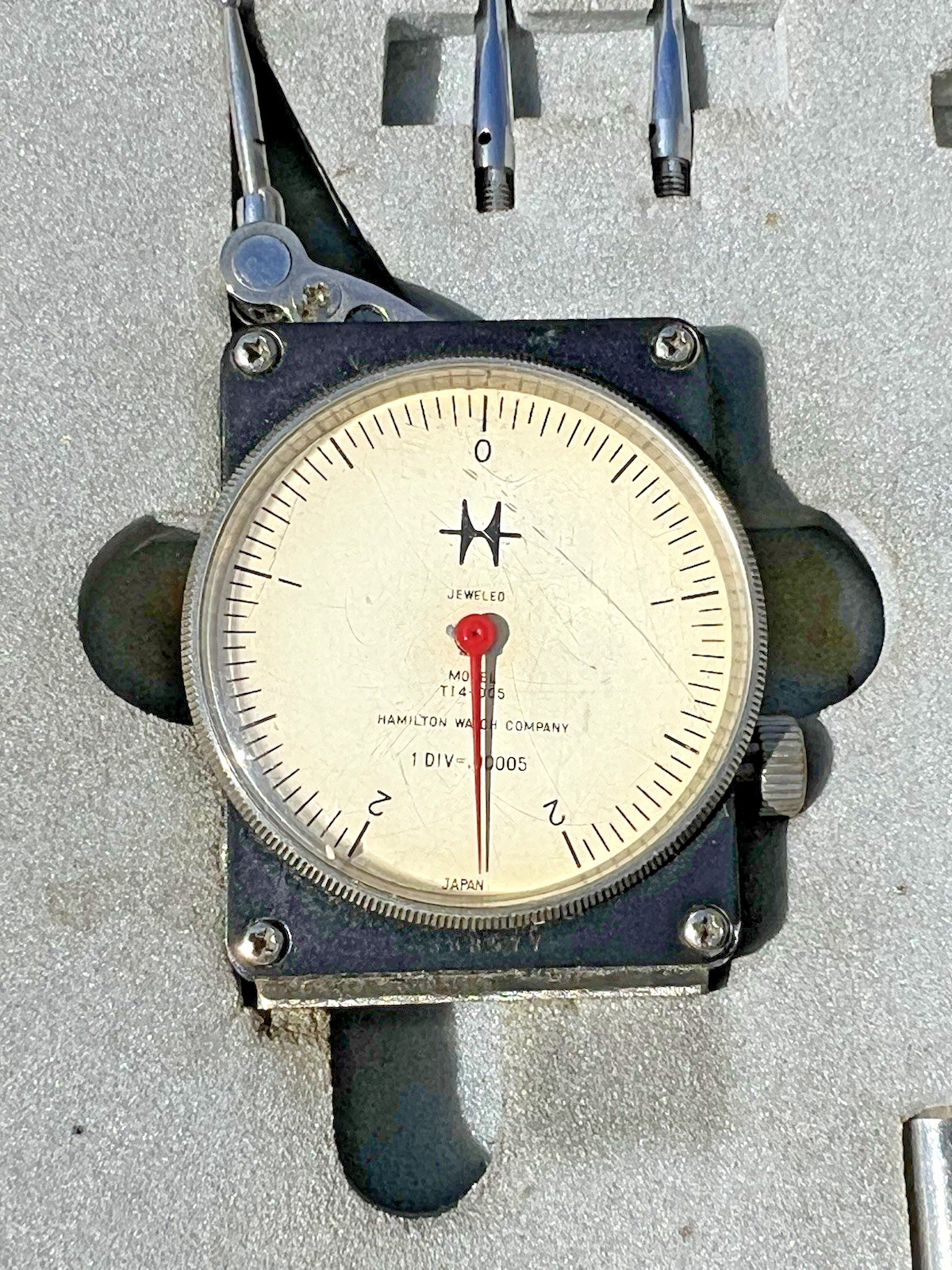 Hamilton Watch Company Dual Sided Dial Indicator T14-005 Watch Makers Machinist
