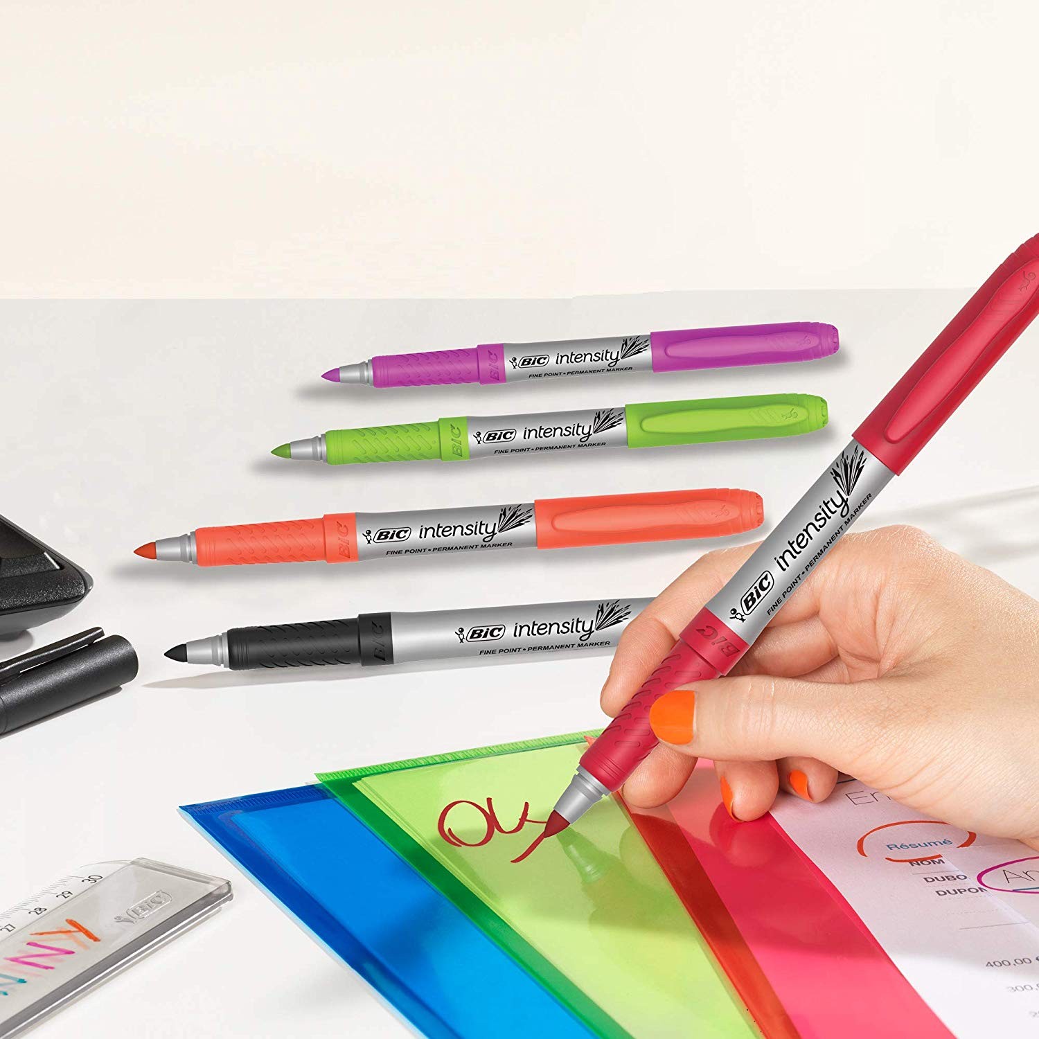 BIC Intensity Permanent Marker Colors, Fine Point, 36-CT (packaging may vary)