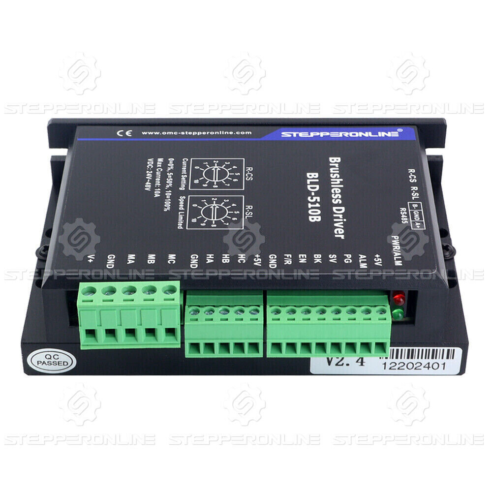 STEPPERONLINE Brushless DC Motor Driver Controller 12V-48VDC Max 15.0A 400W