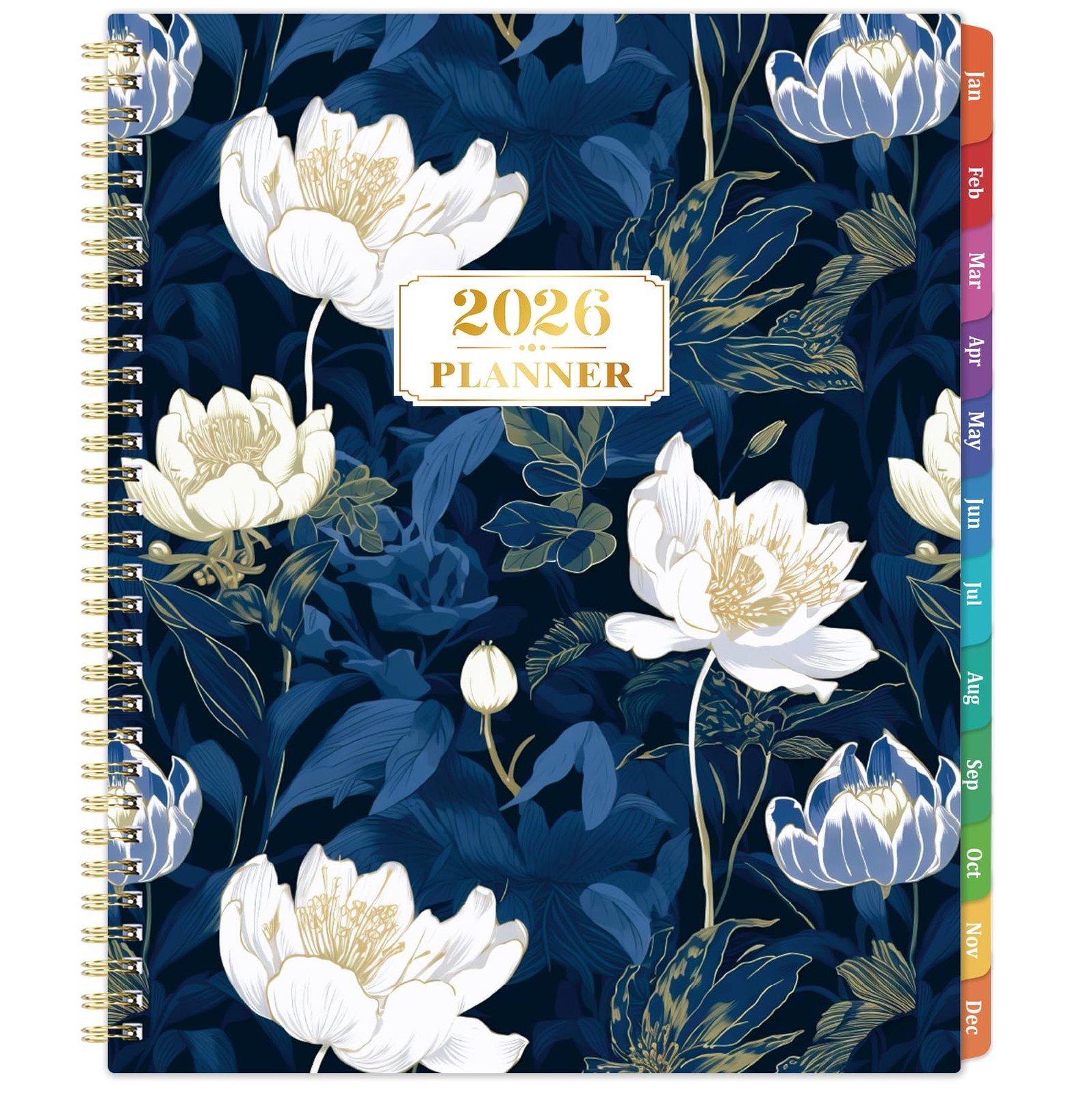2026 Planner – Jan. 2026 – Dec. 2026, 8.5″ x 11″, x Blue