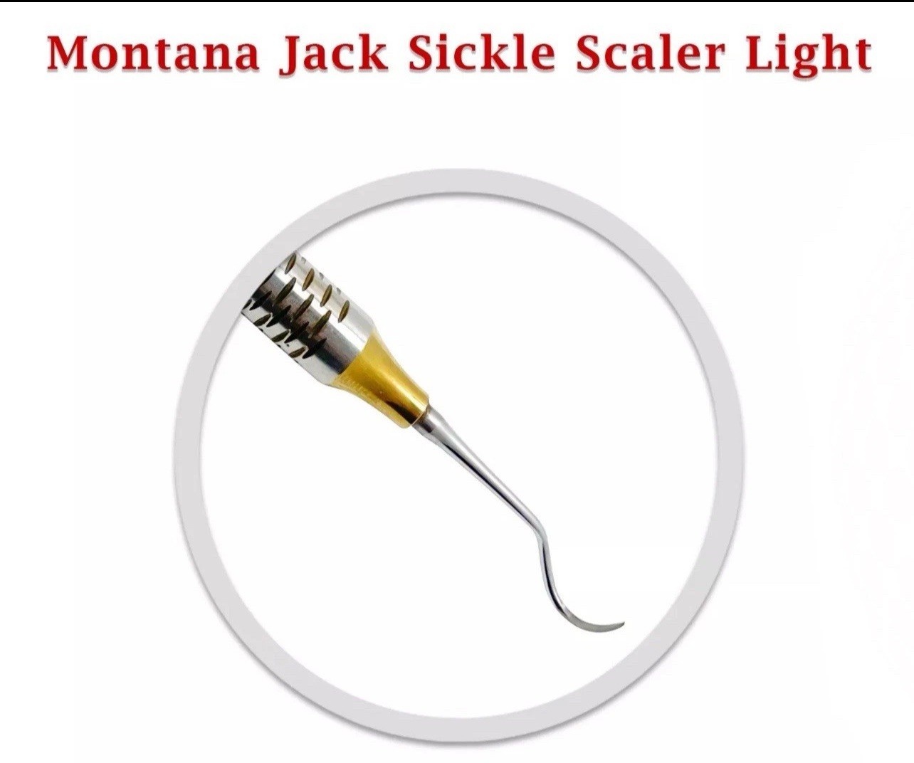 5 X Periodontal Montana Jack Sickle Scaler Light Double Ended Dental Instruments