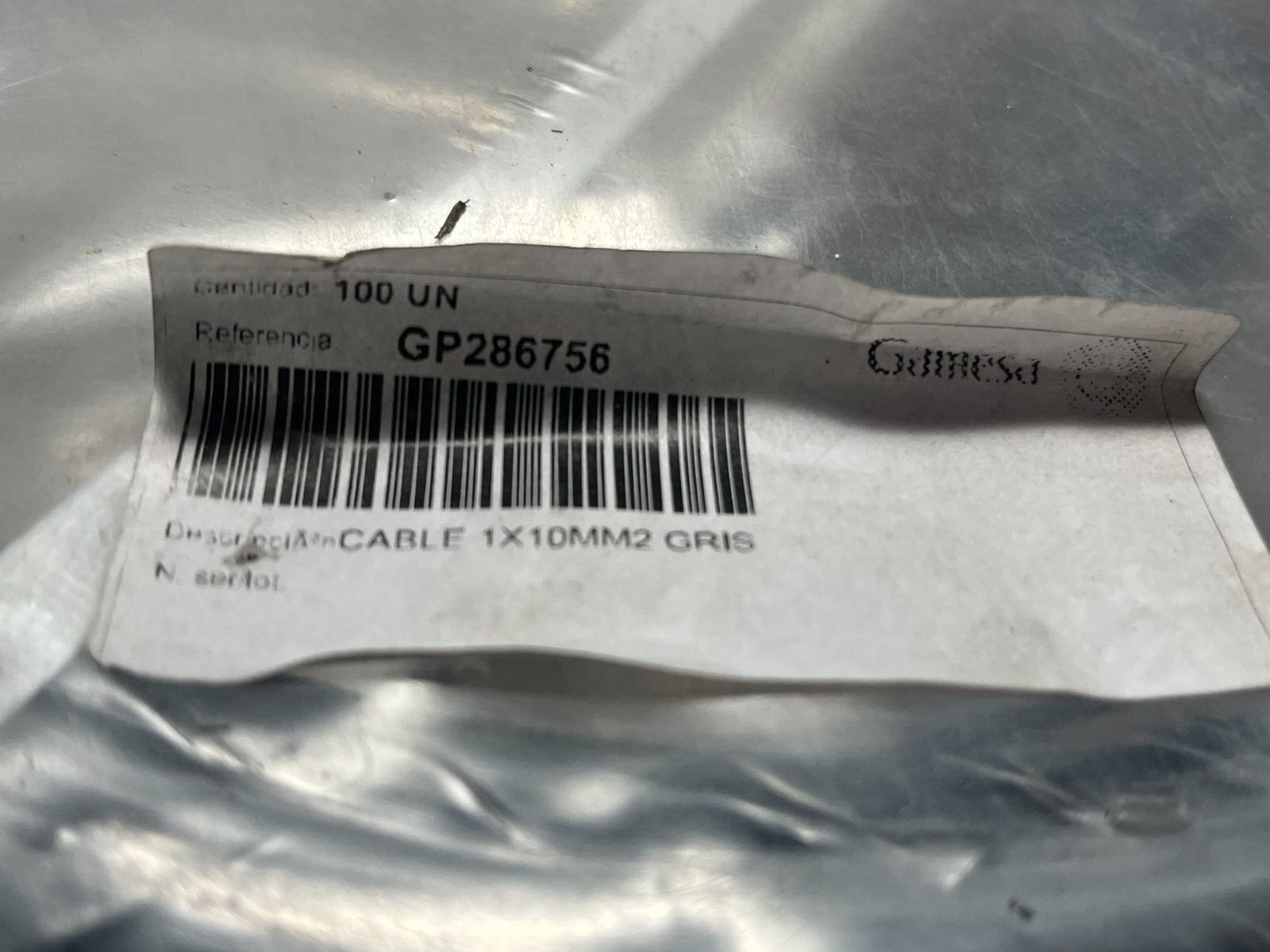100M LENGTH GENERAL CABLE CENLIS F 450/750V 10MM2 EN 50525-2-31 GP286756