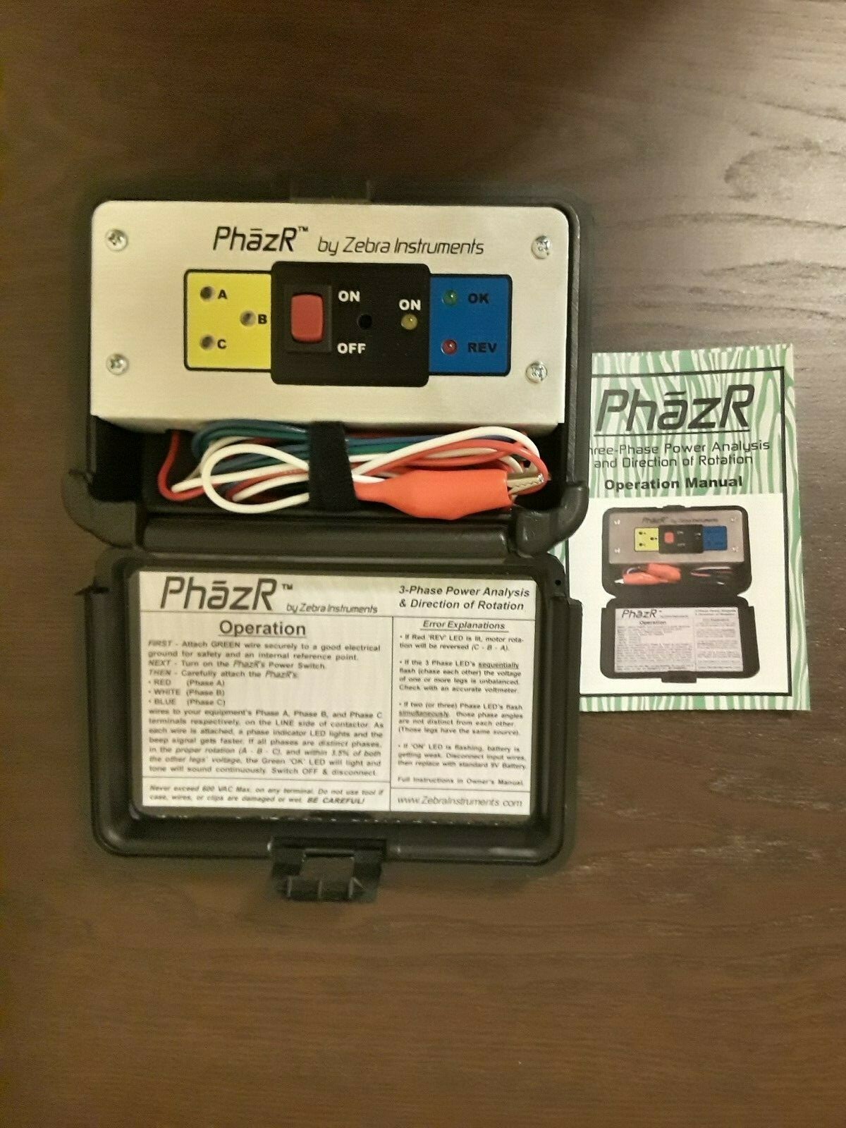 PHAZR 3-Phase Microprocessor Controlled Tests by Zebra Instruments. Brand New!