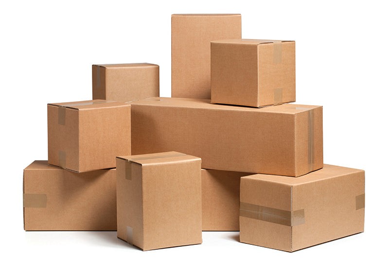 100 Pack Cardboard Mailing Packing Boxes 9x7x6 Corrugated Moving Shipping Boxes
