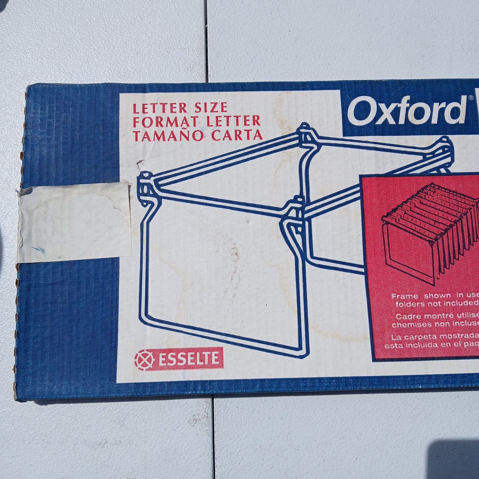 Oxford 2 Letter Size Hanging Folder Frames 21 in. – 27 in. File Drawers- 94422