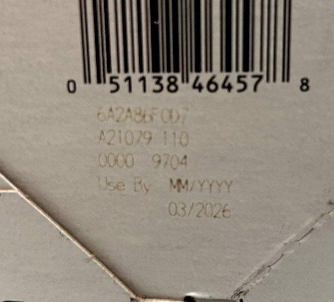 3M Part 8210 N95 Particulate Respirator Mask (Box of 20) EXP 03/2026