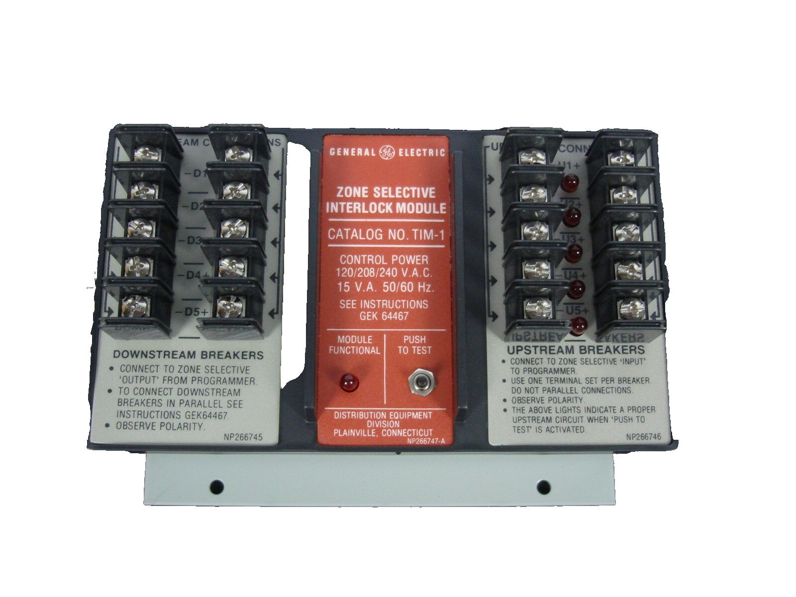GE ZONE SELECTIVE INTERLOCK MODULE DEVICE TIM-1