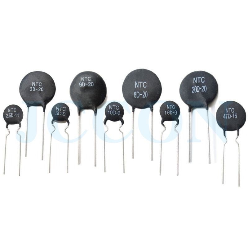 5pcs NTC Thermistors Resistors Inrush Current Limiter 2.5D 3D 5D 8D 10D 16D 47D