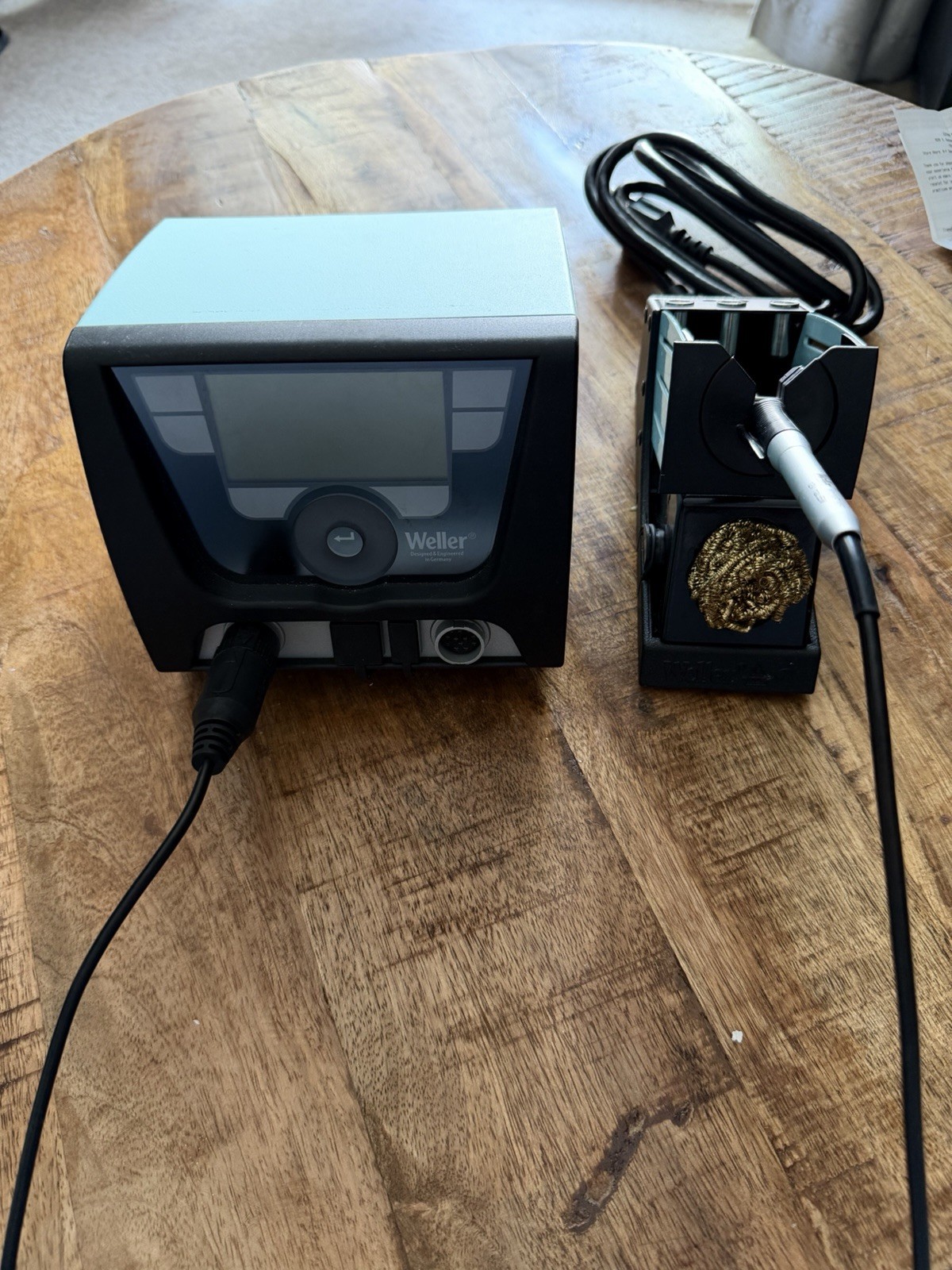 Weller WX2 Blue Black Wired 120/24V 2-Channel Digital Soldering Power Unit