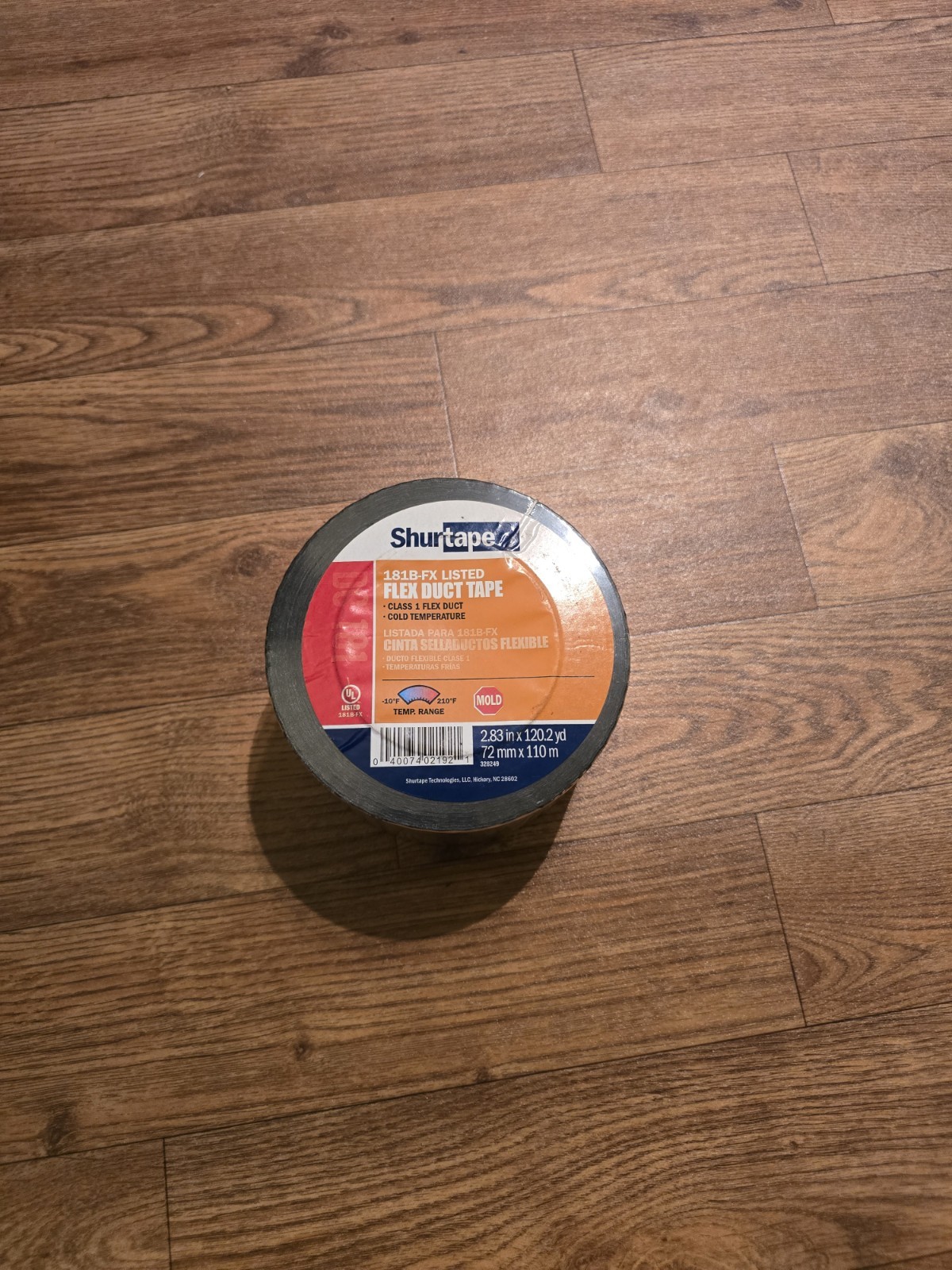 Shurtape Film Tape, Black, 120 yd L, 2-7/8 in W 207113 Shurtape 207113 72mm x