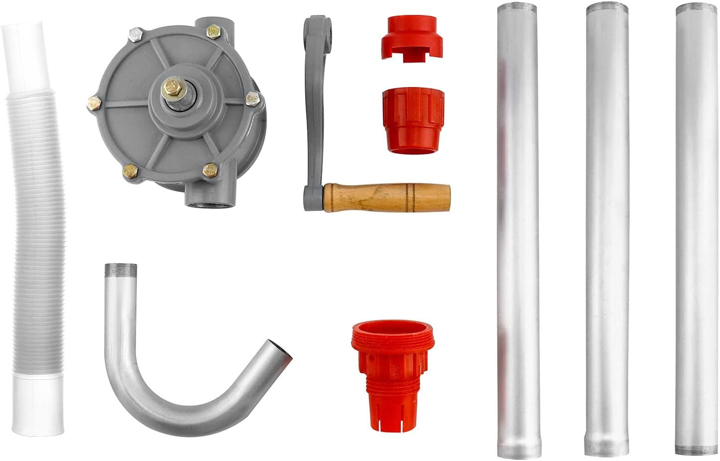 Aluminum Drum Rotary Hand Pump, Barrel Pump Hand Crank Oil Gas Barrel Drum Pump