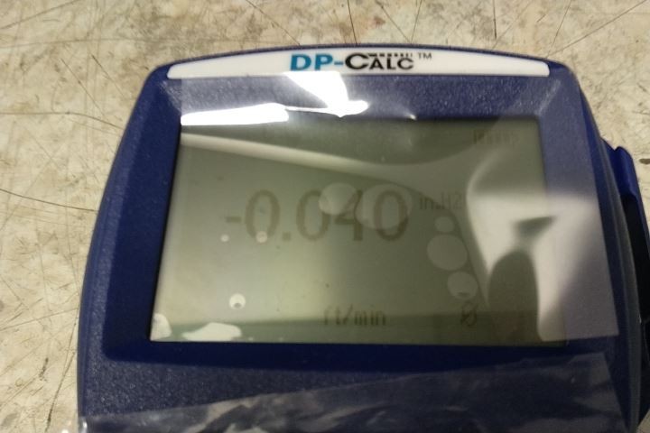TSI Alnor 5815 3/16 In Hose Barb Connection -15 to 15 In WC Digital Manometer