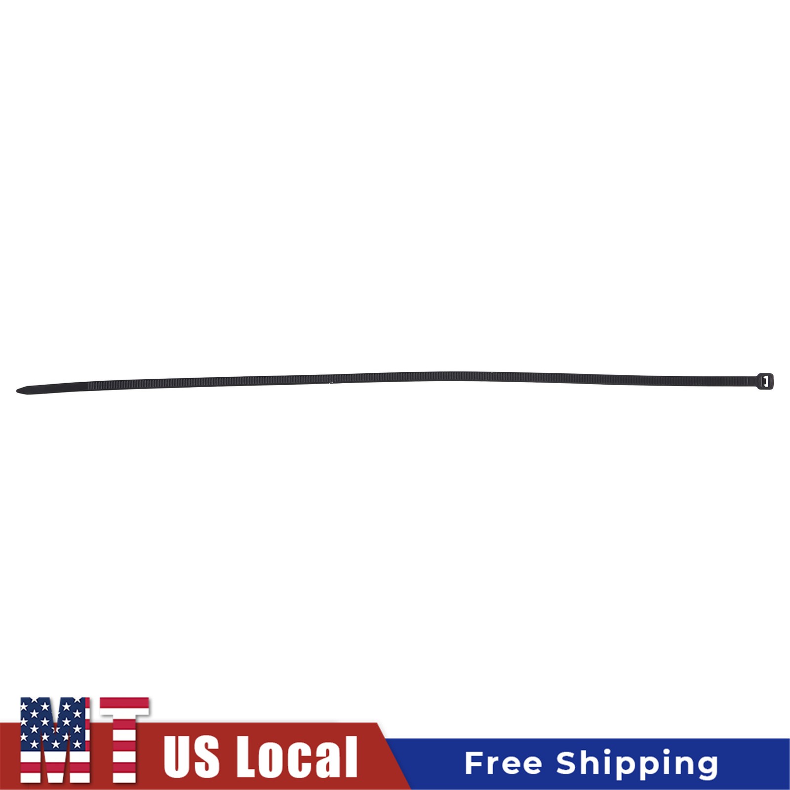 Self-Locking Zip Ties 1200pcs 14 Inch Nylon 50lb Heavy Duty 0.18in Width Black
