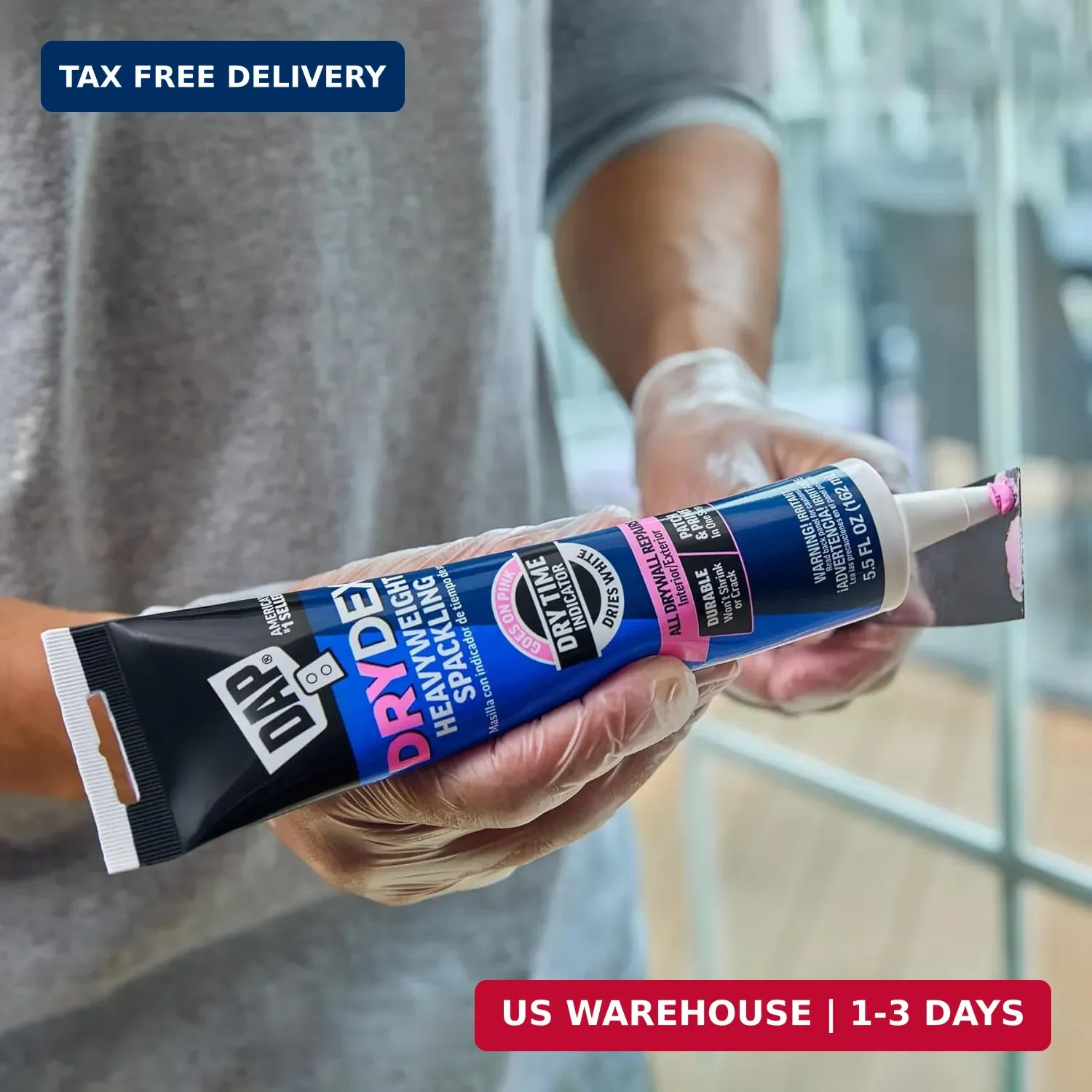 DAP 12346 Drydex 5.5 Oz Raw building material, 5.5-Ounce, PINK/WHITE