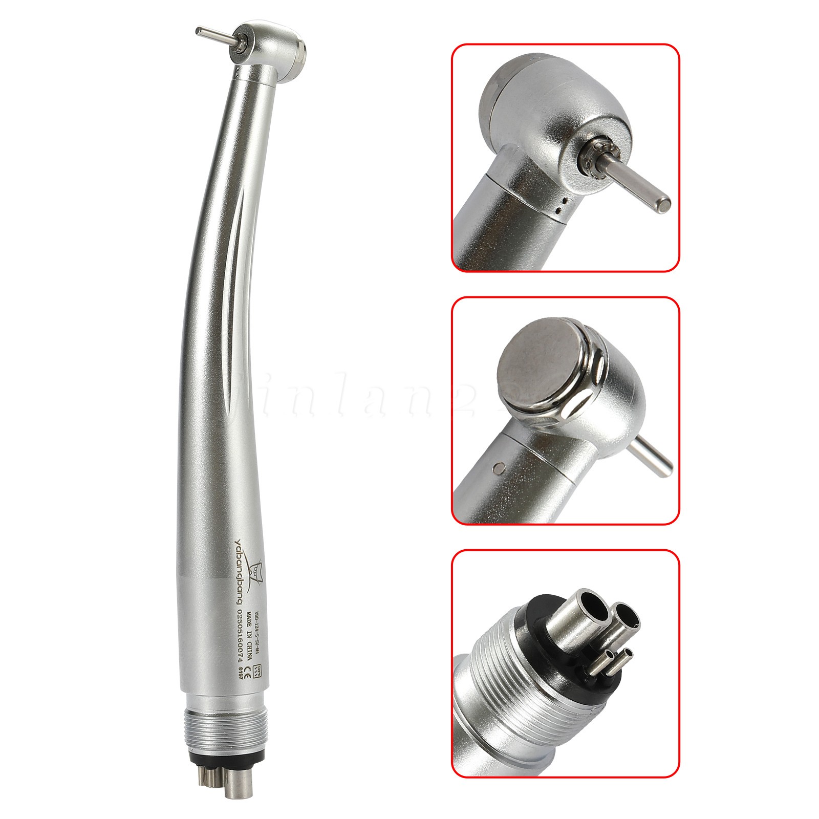 Yabangbang Dental Handpiece Small High Speed Turbine 4Hole NSK Style Mini Head