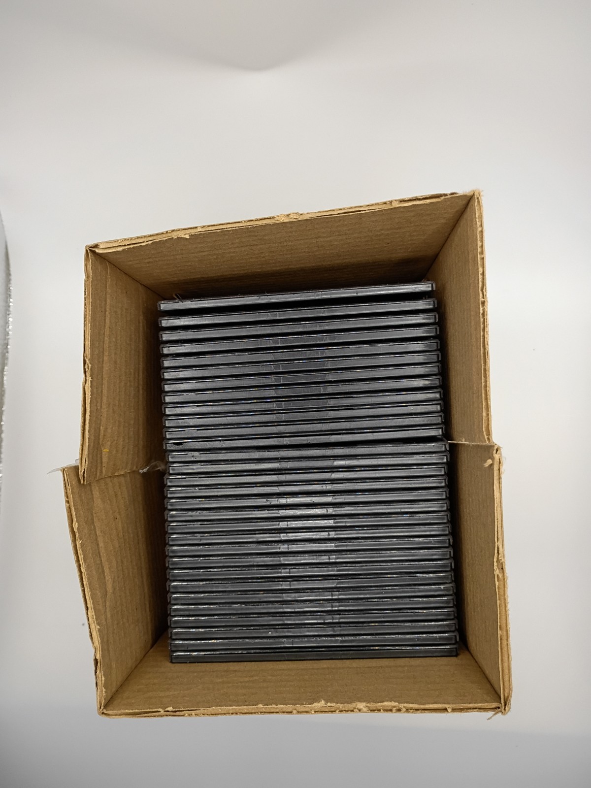 Legacy Slim CD/DVD 30 pack Clear/Black Jewel Cases Qty 30